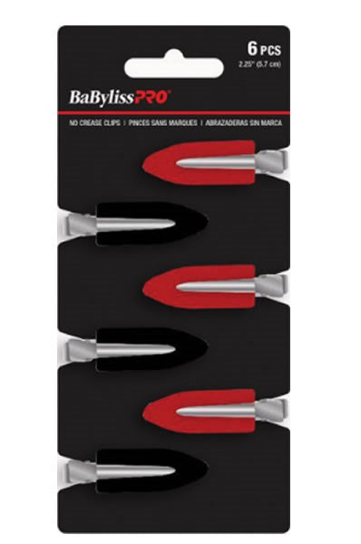 BABYLISS PRO No-Crease Clips 2.25 Inch (6pcs)