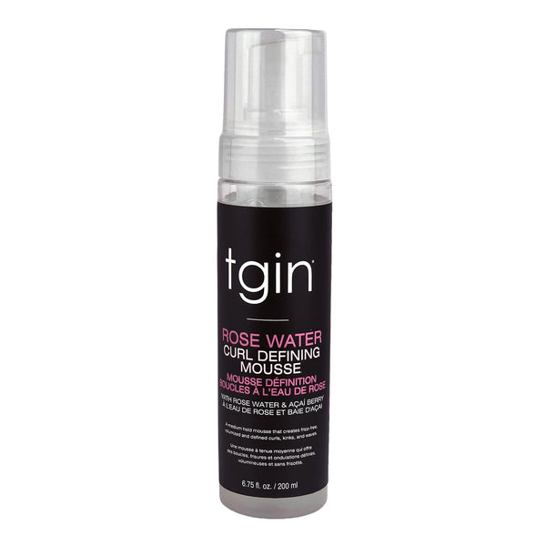 TGIN Rose Water Curl Defining Mousse (8oz)
