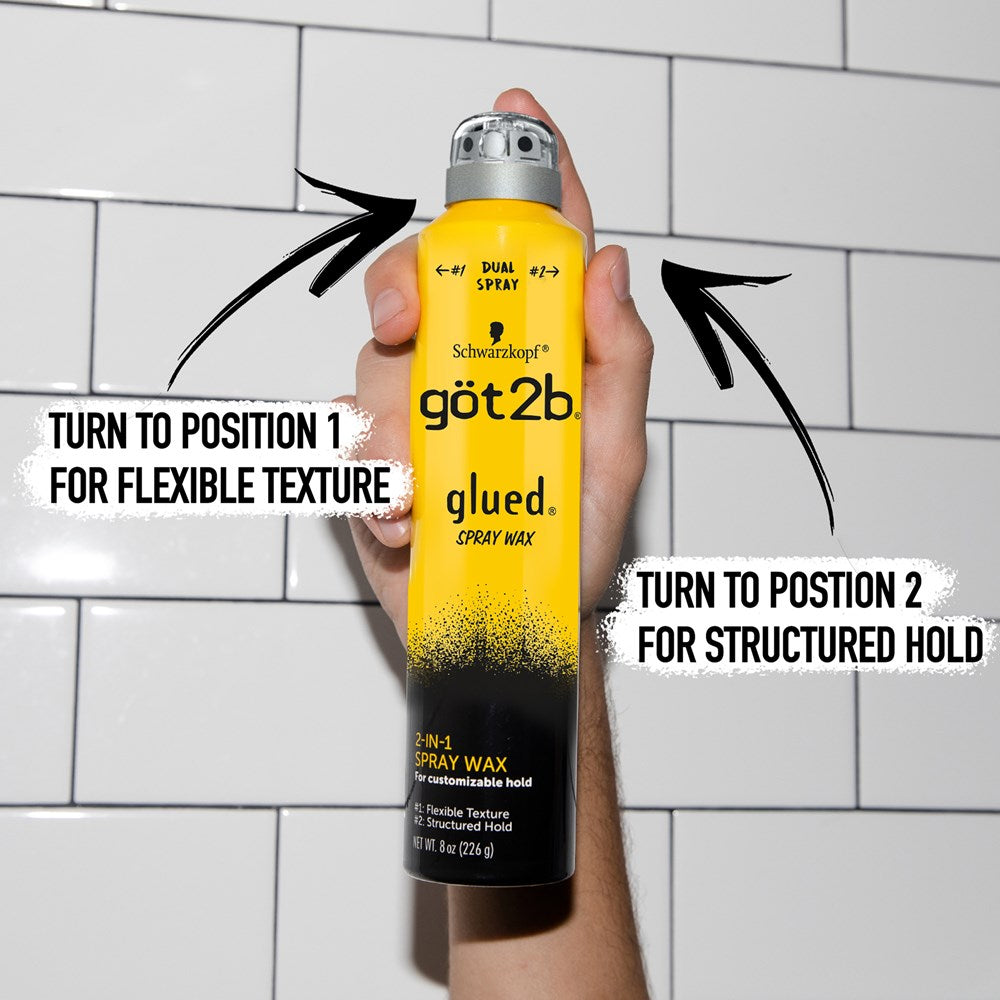 GOT2B Glued Spray Wax [2-in-1 Spray]