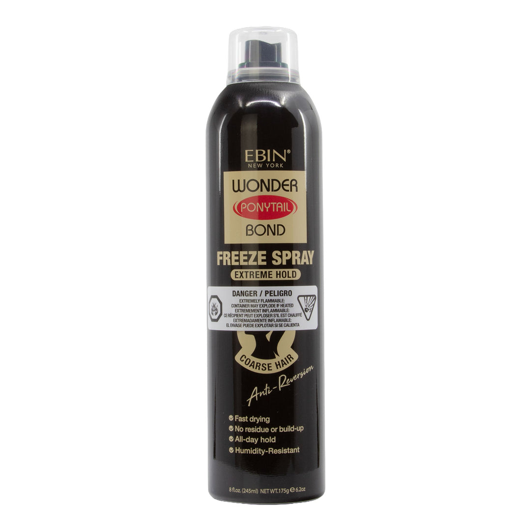 EBIN Wonder Ponytail Bond Freeze Spray (8oz) - Extreme Hold