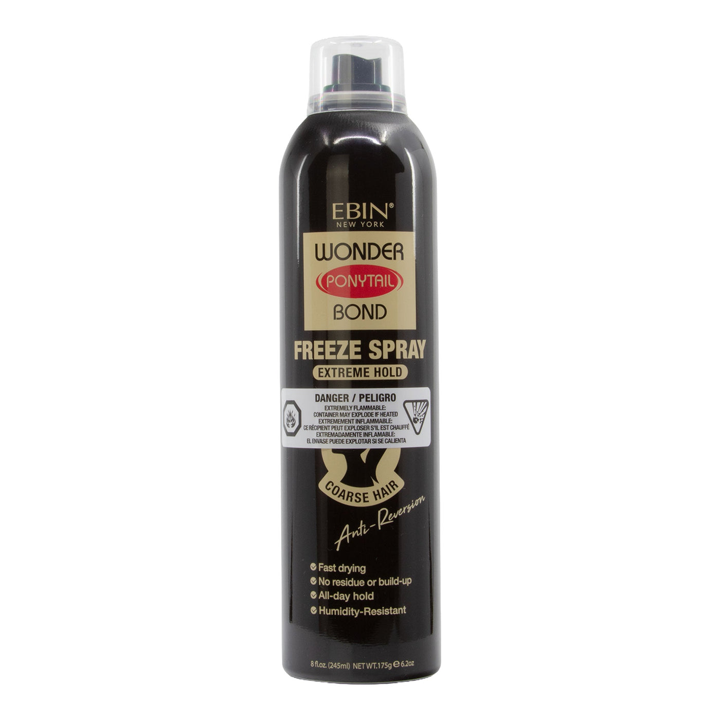 EBIN Wonder Ponytail Bond Freeze Spray (8oz) - Extreme Hold