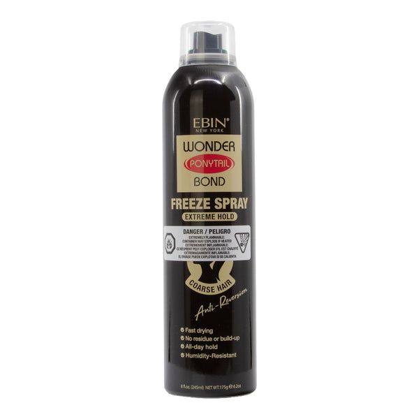 EBIN Wonder Ponytail Bond Freeze Spray (8oz) - Extreme Hold