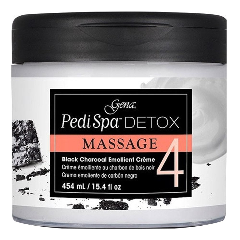 GENA Pedi Spa Detox Black Charcoal Emollient Massage Creme