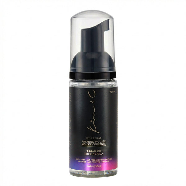 Kim & C Foaming Mousse 1.69oz - Argan Oil