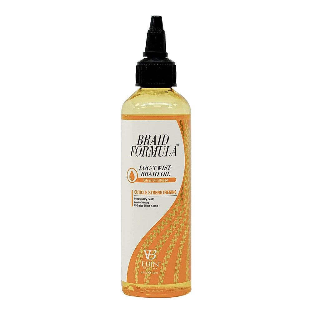 EBIN Braid Formula Loc, Twist, Braid Oil (4oz) - Cuticle Strengthening