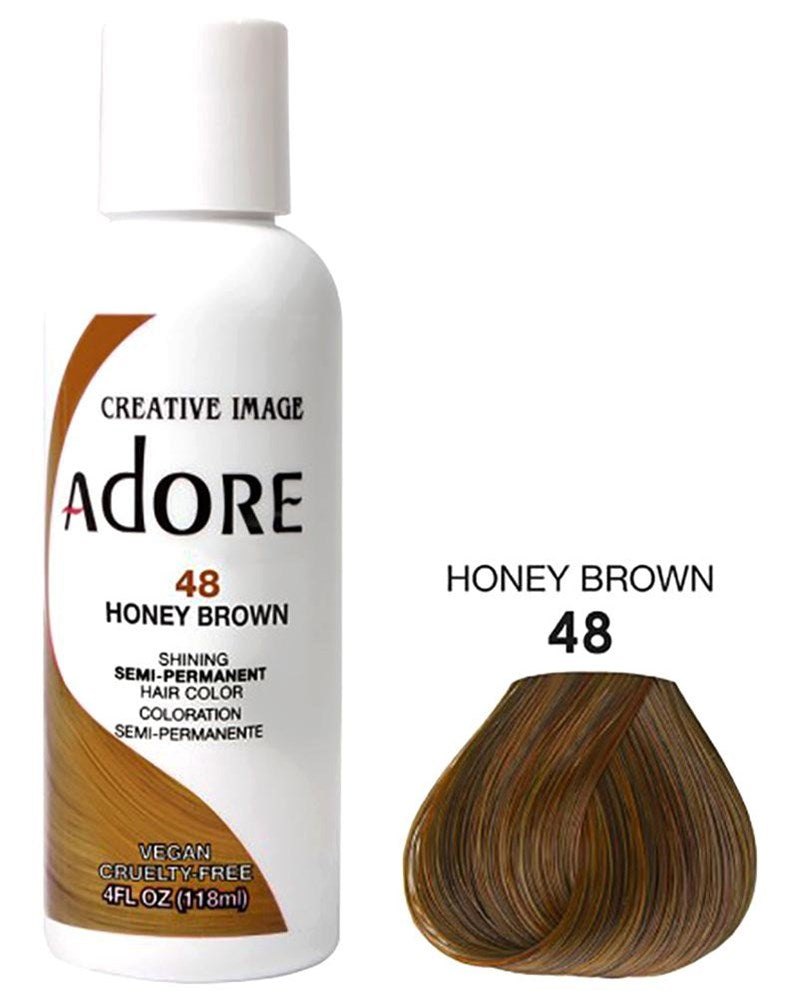 ADORE Semi Permanent Hair Color 048 Honey Brown