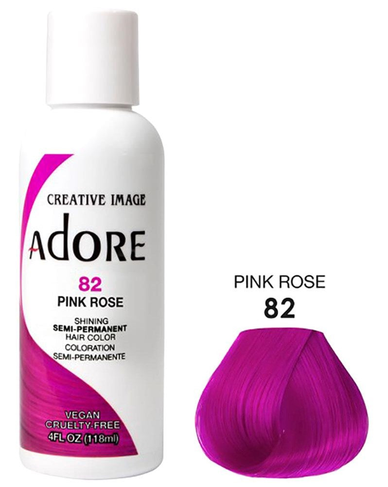 ADORE Semi Permanent Hair Color 082 Pink Rose