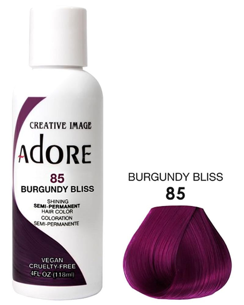 ADORE Semi Permanent Hair Color 085 Burgundy Bliss