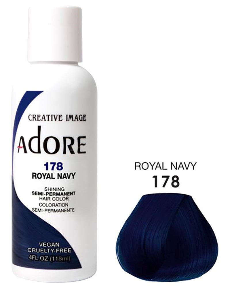 ADORE Semi Permanent Hair Color 178 Royal Navy