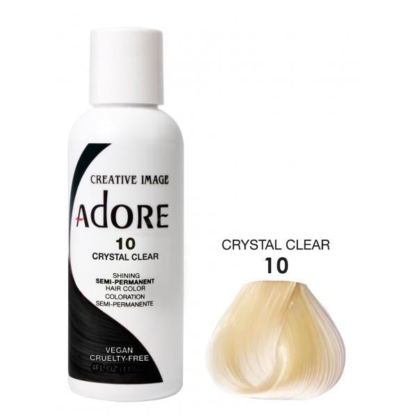 ADORE Semi Permanent Hair Color 010 Crystal Clear