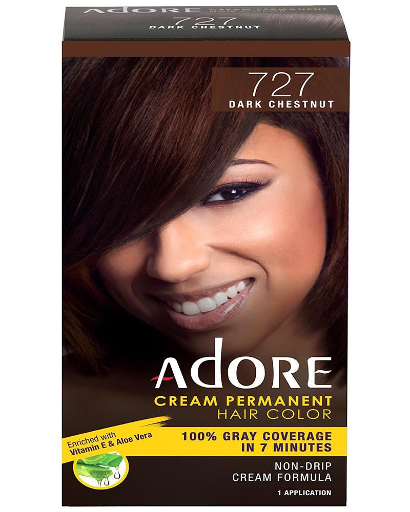 ADORE Cream Permanent Hair Color 727 Dark Chestnut