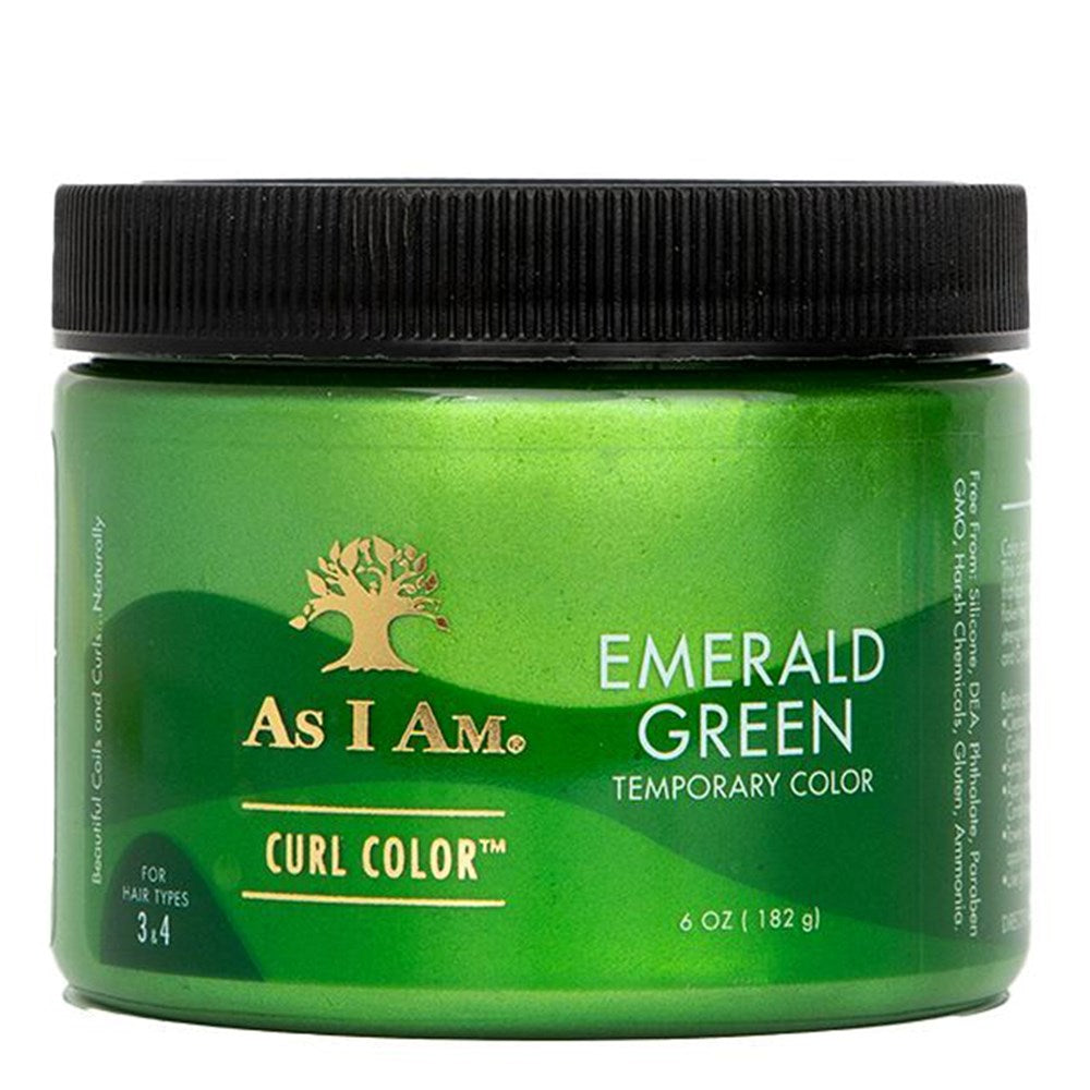 AS I AM Curl Color Temporary Color Gel (6oz) Emerald Green