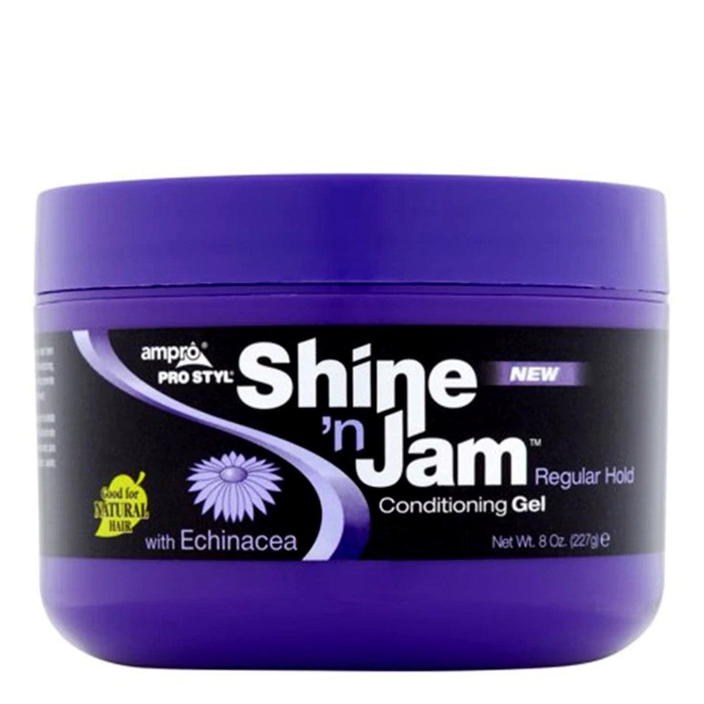 AMPRO Shine 'n Jam Conditioning Gel [Regular Hold] 8oz