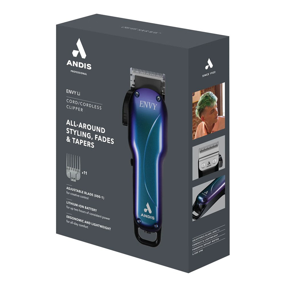 ANDIS Cordless Envy Li Galaxy Clipper [CUL Certified]