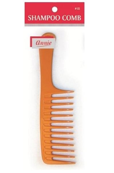 ANNIE Shampoo Comb #22 Assorted Carton of 12