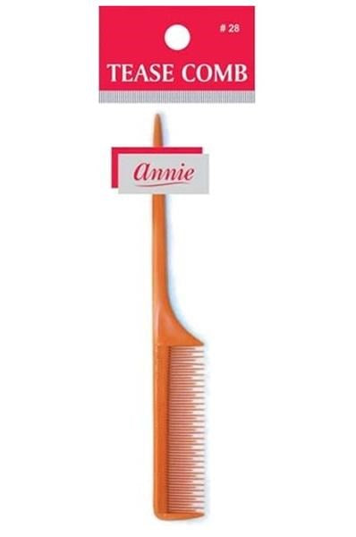 ANNIE Tease Comb #28 Bone Carton of 12