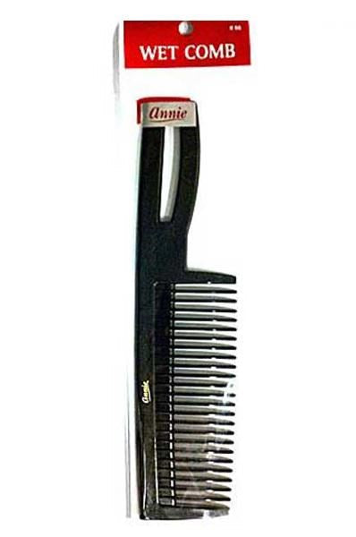 ANNIE Wet Comb #68 Black Carton of 12