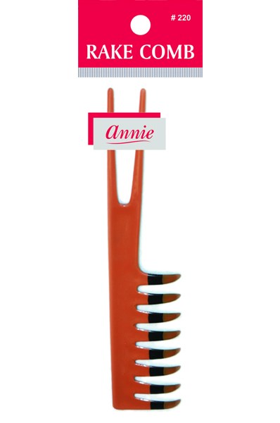 ANNIE Rake Comb (Two Tone) #220 Assorted Carton of 12