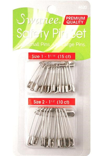 ANNIE Swanee Safety Pin Set 25ct #620 Carton of 12