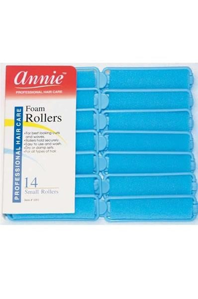 ANNIE Foam Rollers Small (5/8" Diameter) Blue