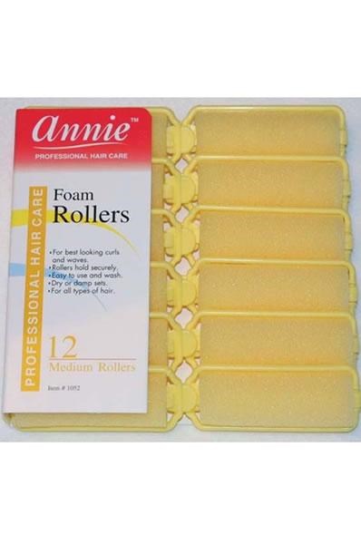 ANNIE Foam Rollers Medium (7/8" Diameter) Yellow