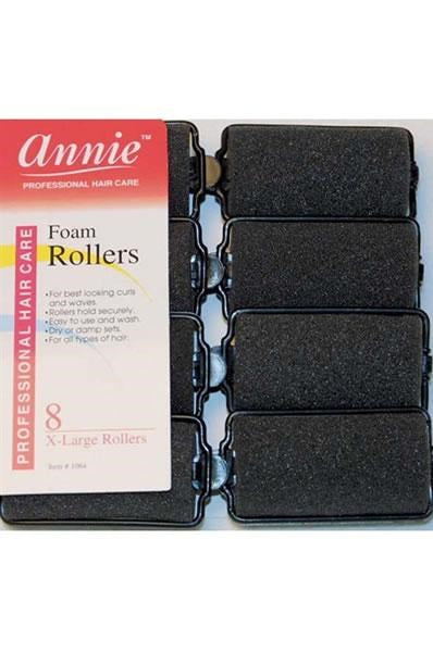 ANNIE Foam Rollers X-Large (1 1/4" Diameter) Black