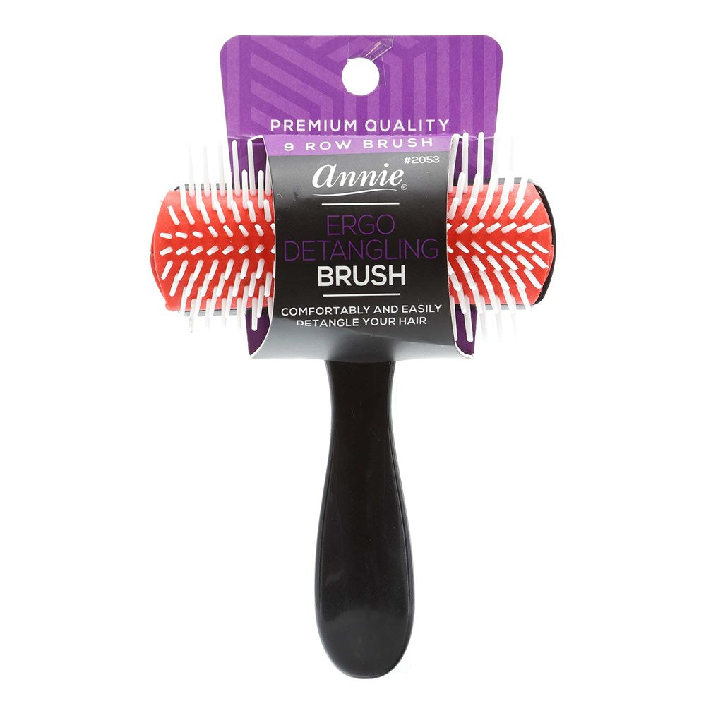 ANNIE 9 Rows Ergo Detangling Brush