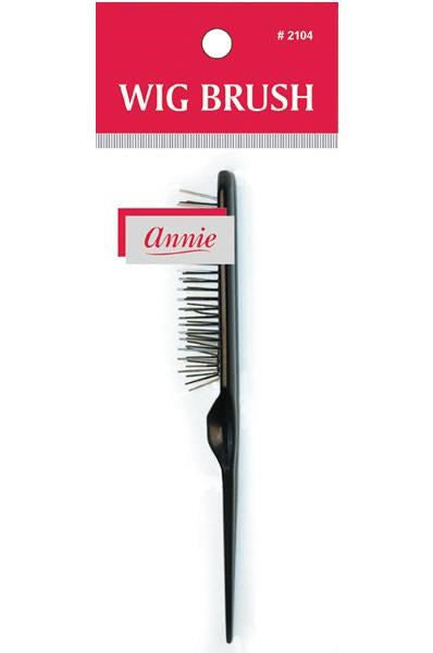 ANNIE Wire Wig Brush #2104 Black & Red Carton of 12