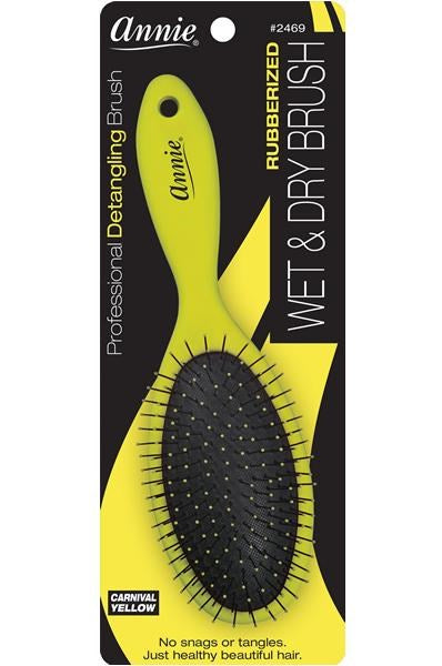 ANNIE Detangler Wet & Dry Brush Yellow