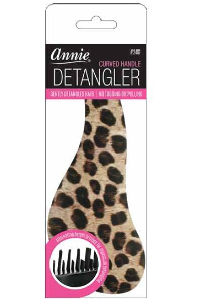 ANNIE Curved Handle Detangler Leopard