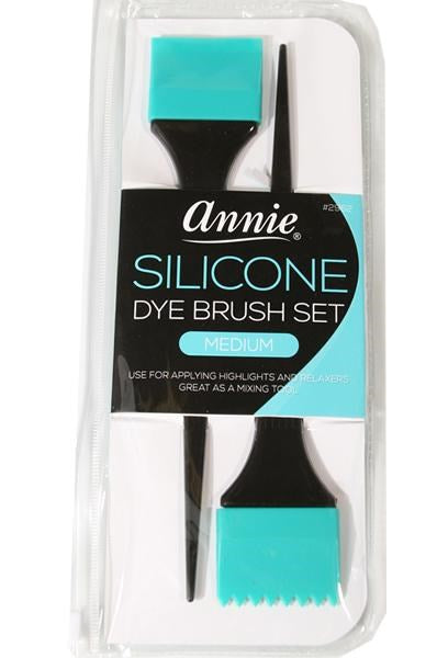 ANNIE Silicone Dye Brush Set (2pcs) Medium