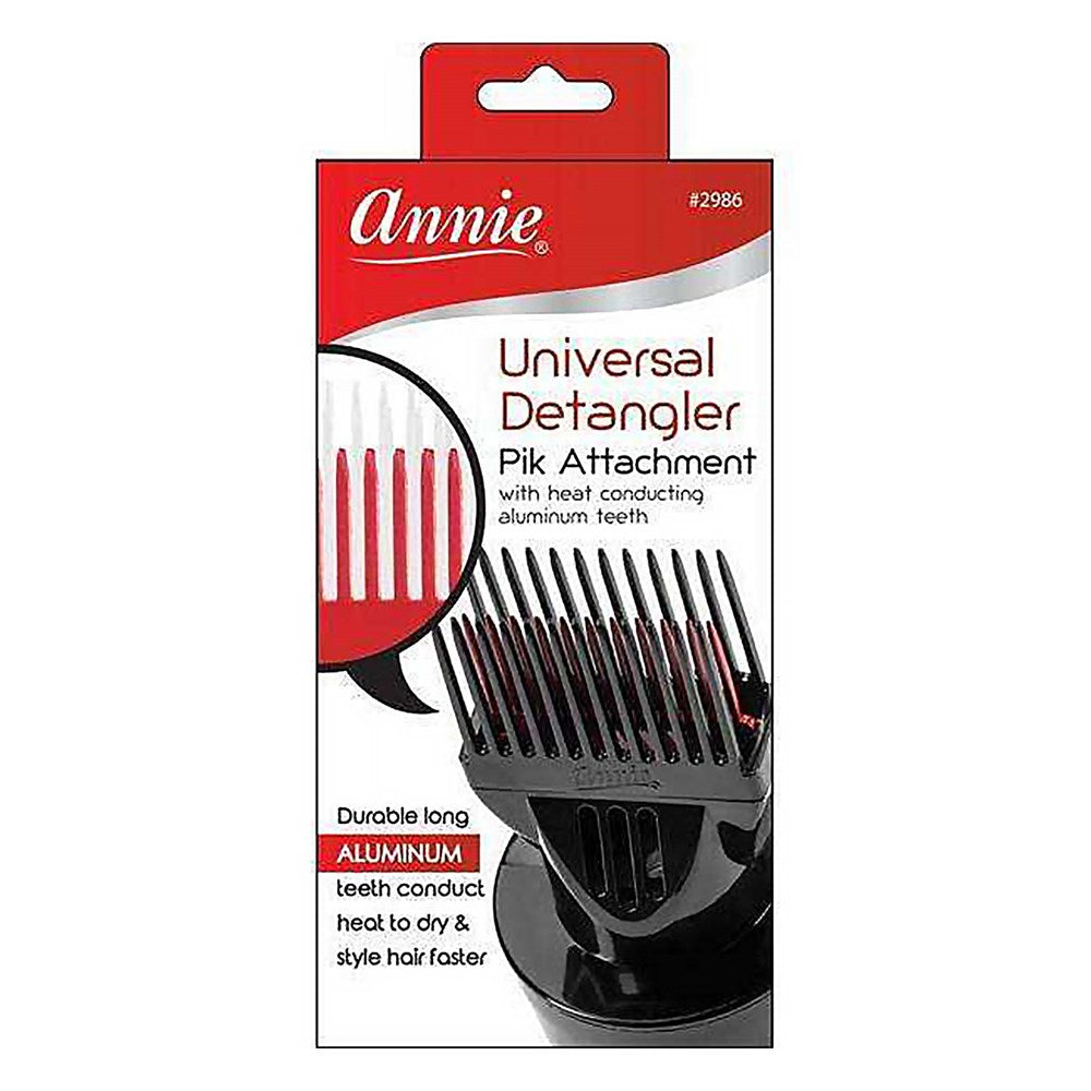 ANNIE Universal Fit Detangler Hair Dryer Pik Black/Red