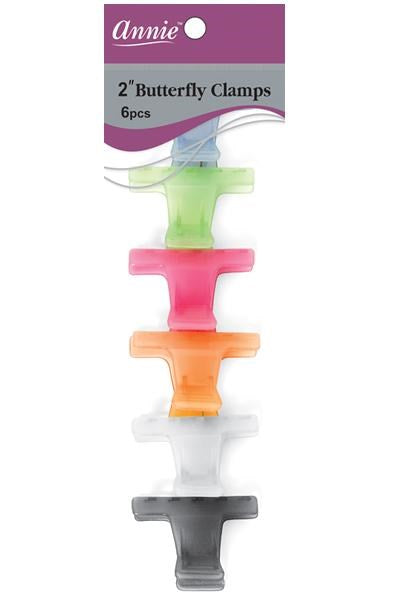 ANNIE Butterfly Clamps Assorted (6pcs/pack) 2 inch