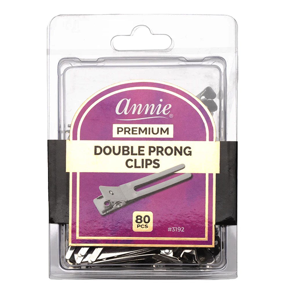 ANNIE Double Prong Clips (80pcs/pack) #3192