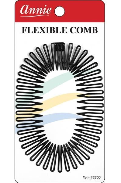 ANNIE Flexible Comb #3200 Black Carton of 12