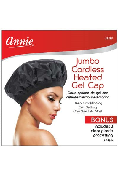 ANNIE Jumbo Cordless Heated Gel Cap #3585 [pc]