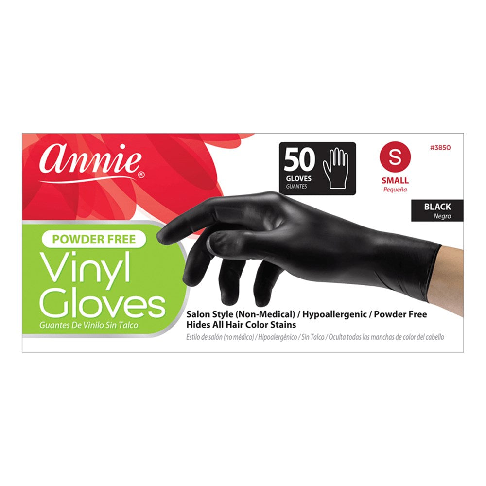 ANNIE Vinyl Gloves [50ct/pk] Small