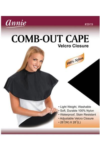 ANNIE Comb-Out Cape with Velcro Closure[100% Nylon] #3919 [pc]