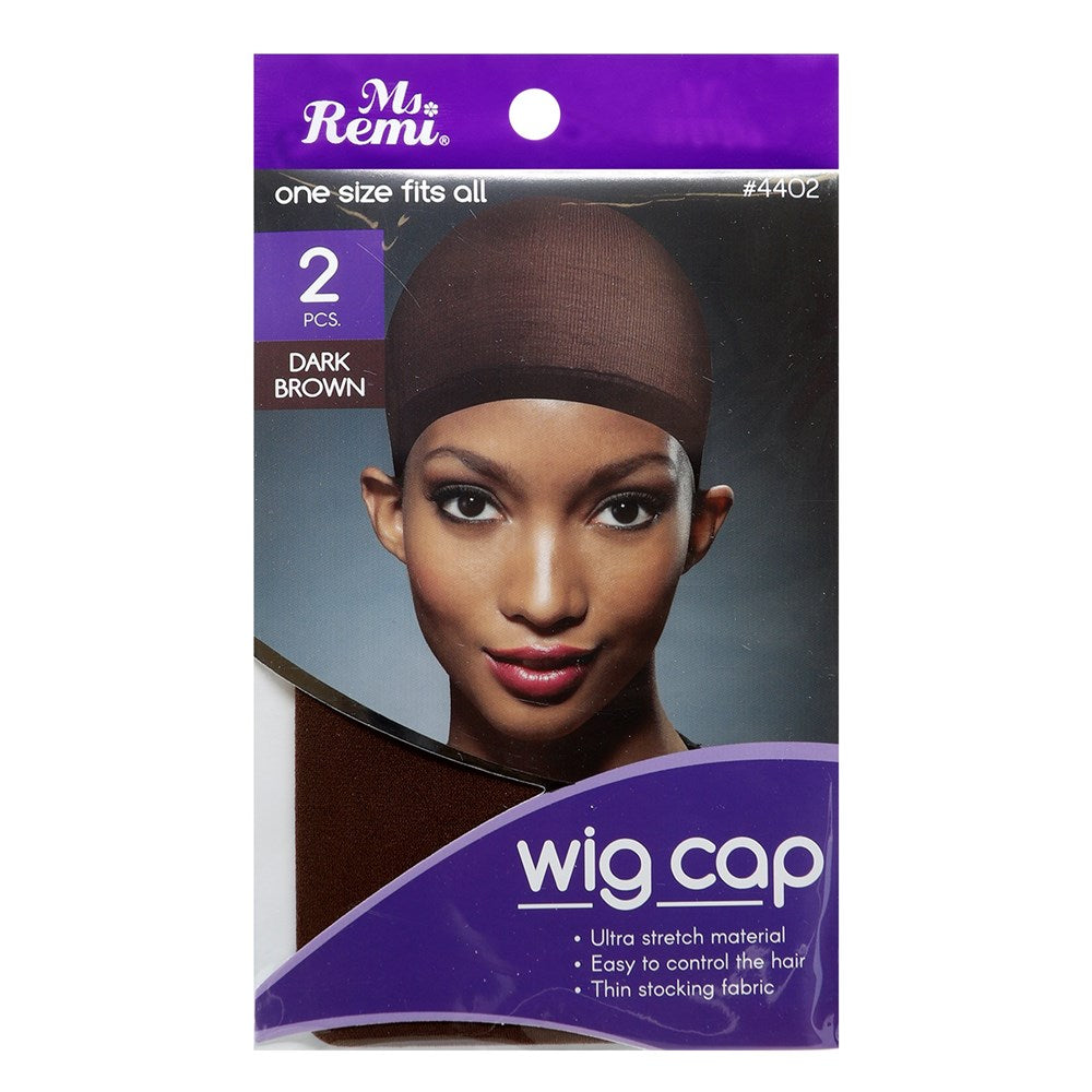 ANNIE Wig Cap (2pcs) Dark Brown Carton of 12