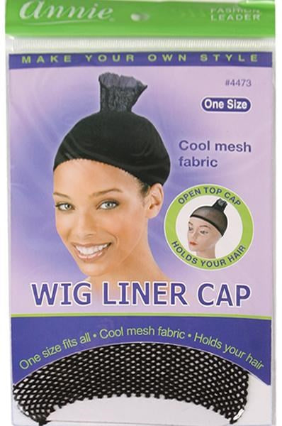 ANNIE Wig Liner Cap Black Carton of 12