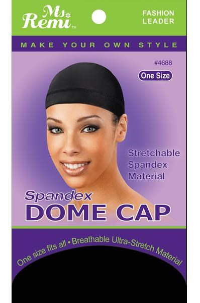 ANNIE Spandex Dome Cap [one size] Black Carton of 12