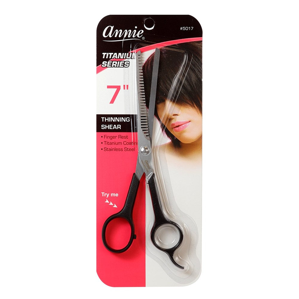 ANNIE Titanium Series Hair Shear 7 inch Thinning Shear