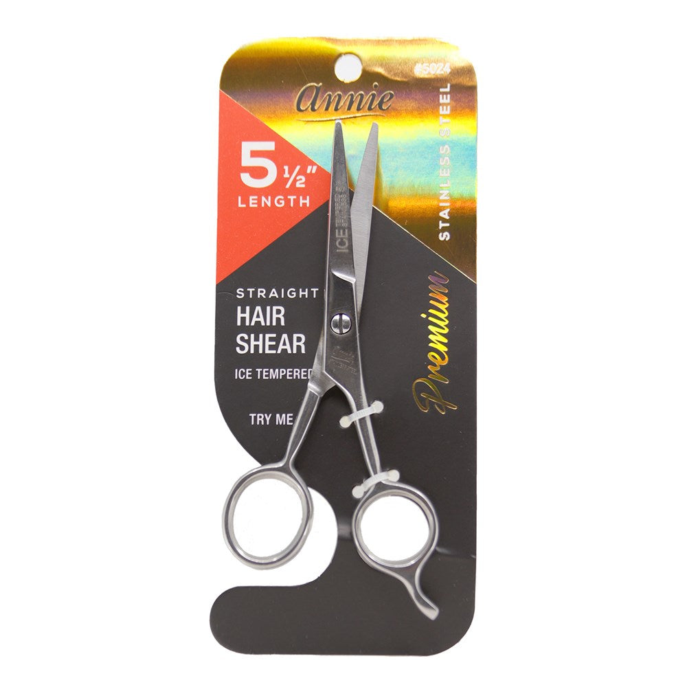 ANNIE Ice Tempered Stainless Steel Hair Shear 5 1/2"