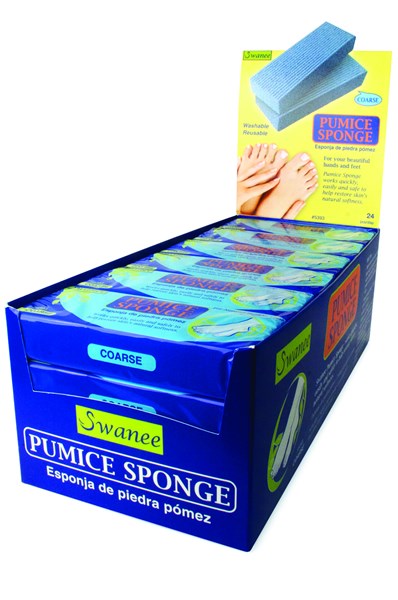 ANNIE Swanee Pumice Sponge [24pcs/ds] Coarse