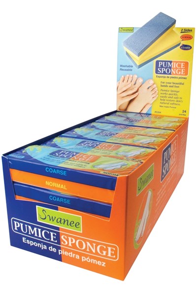 ANNIE Swanee Pumice Sponge [24pcs/ds] Normal/Coarse