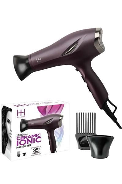 ANNIE Hot & Hotter Ceramic Ionic 1875 Hair Dryer #5904 [pk]