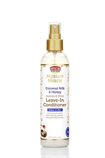 AFRICAN PRIDE Moisture Miracle Coconut Milk & Honey Leave In Conditioner