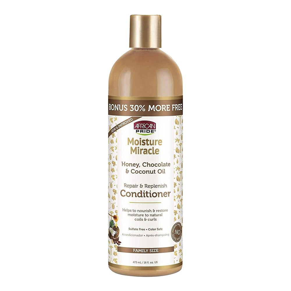 AFRICAN PRIDE Moisture Miracle Honey, Chocolate & Coconut Oil Conditioner