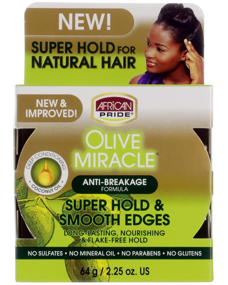 AFRICAN PRIDE Olive Miracle Super Hold & Smooth Edges