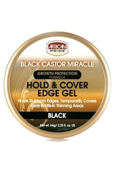 AFRICAN PRIDE Black Castor Miracle Hold & Cover Edges